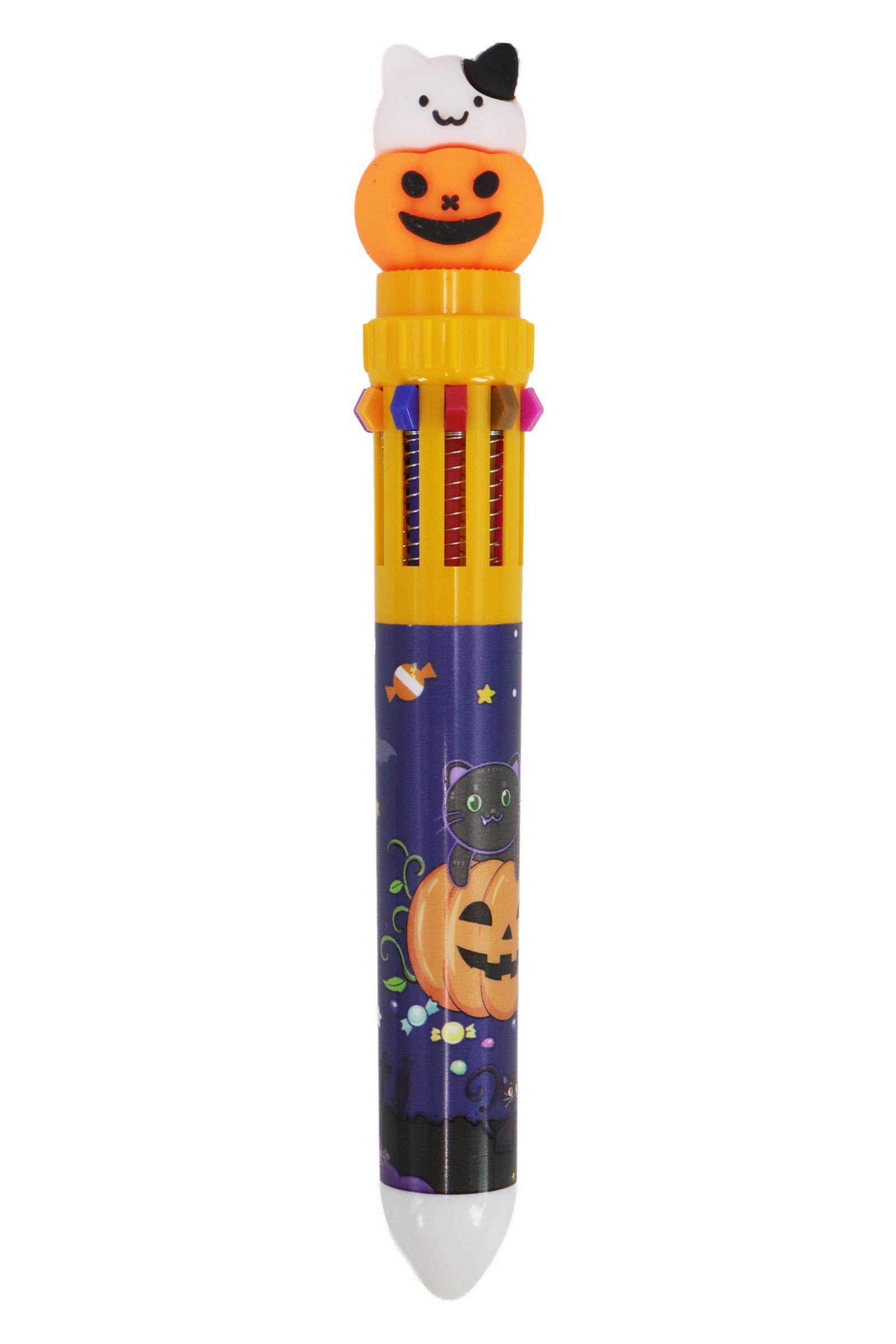 ASSORTED Halloween 10-in-1 Multicolor Ballpoint Pen - 36 pcs for wholesale on Faire7