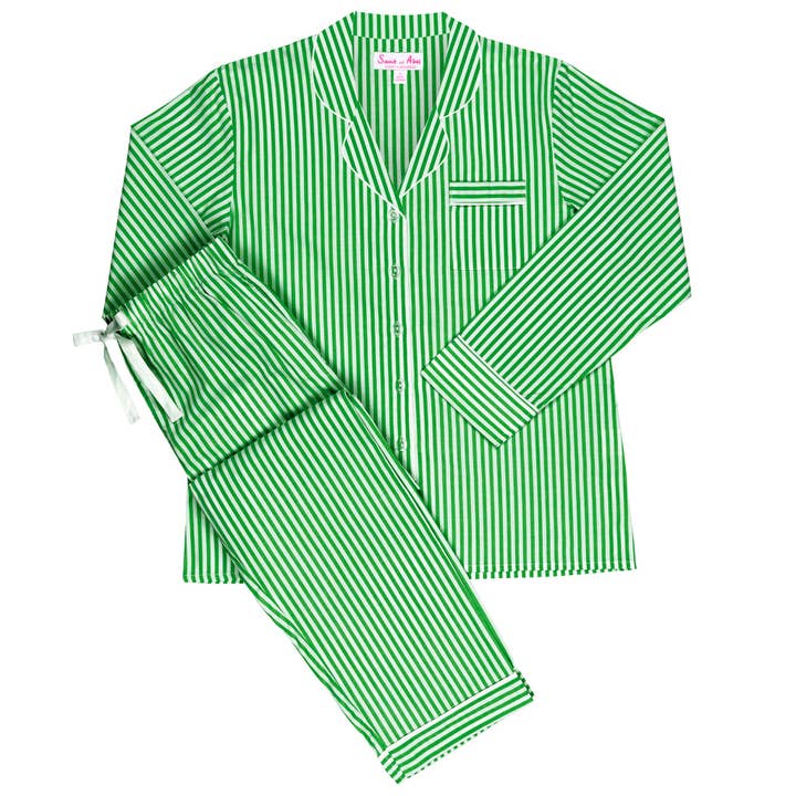 Men's Braddock Green Long PJ Set for wholesale by Sant and Abel