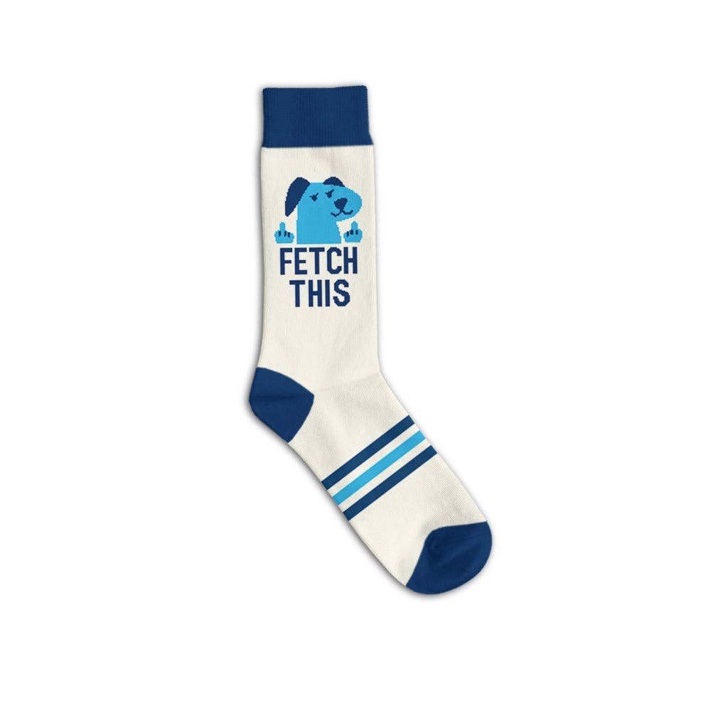 Funatic - About Face Designs - Nice Enough Merch Co - Wholesale Socks - Unisex - Fetch This Socks | Funatic