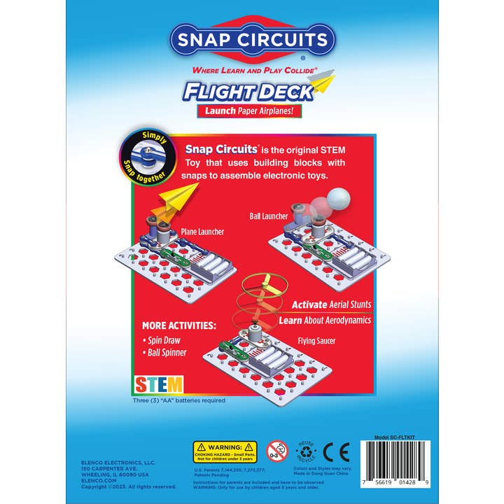Snap Circuits by Elenco Electronics - Wholesale Electronic Toy - Kids & Baby - Snap Circuits® Flight Deck