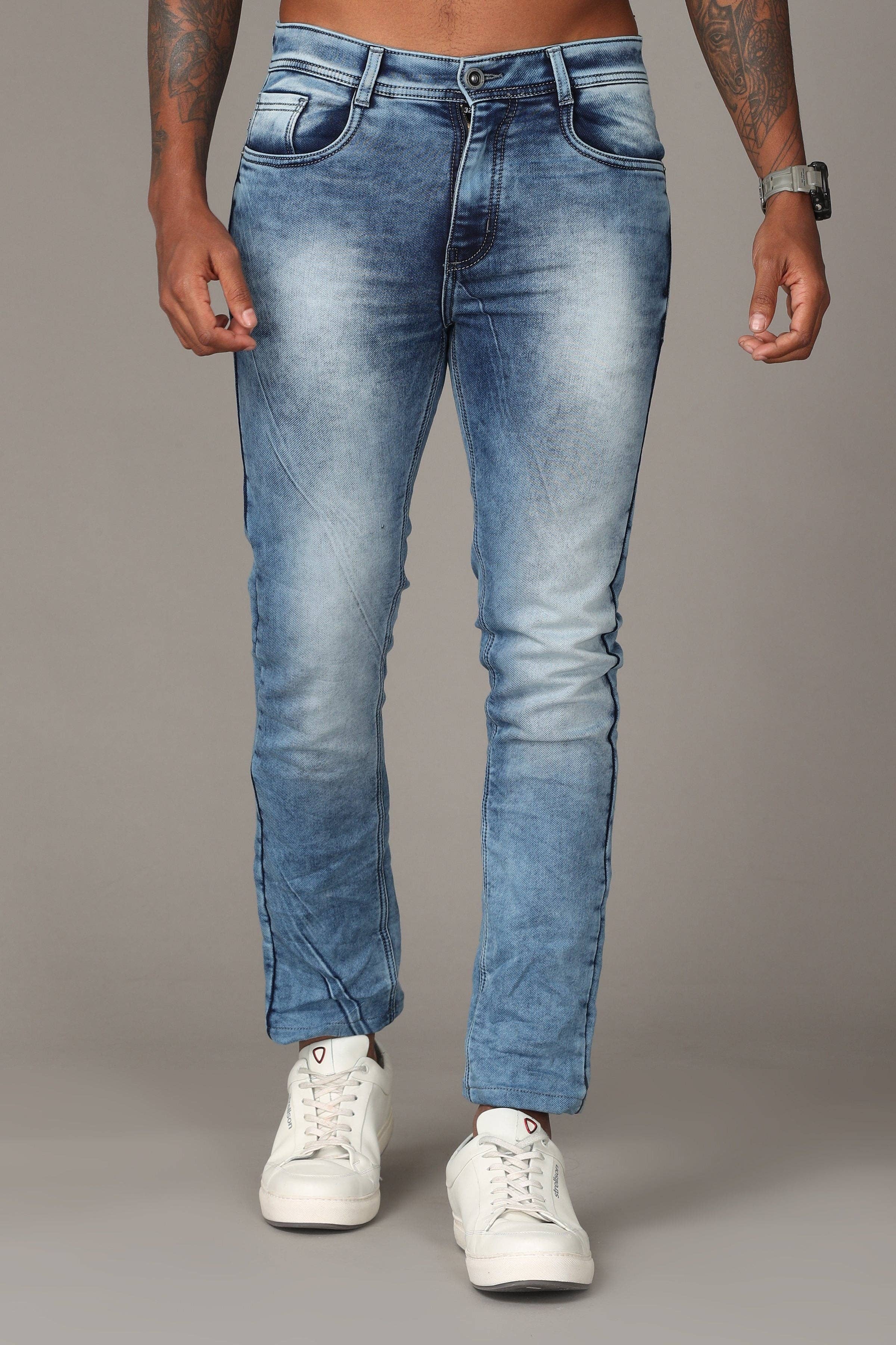 KEF CLOTHING – wholesale Jeans – Men’s – Blue with Light Fade Jeans4