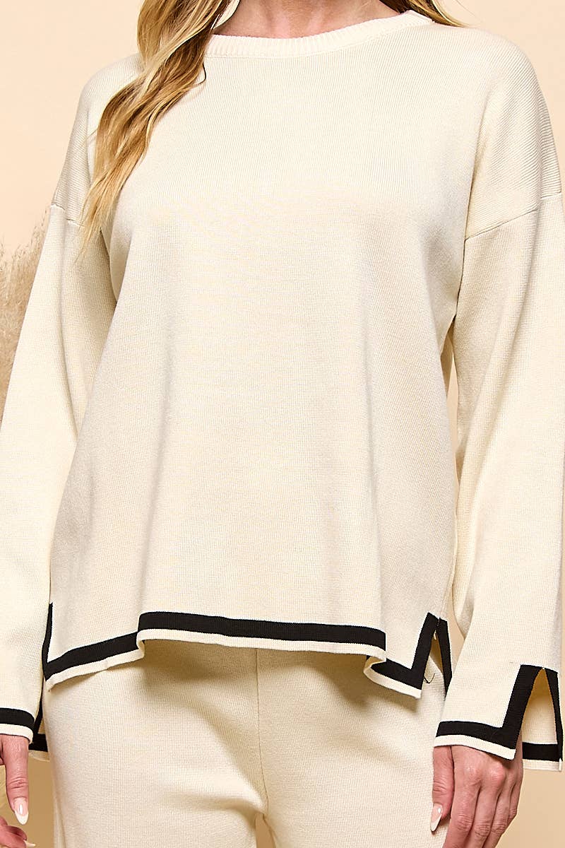 Cezele - Wholesale Lounge Set - Women's - Long Sleeves and Wide Leg Pants Matching Set18