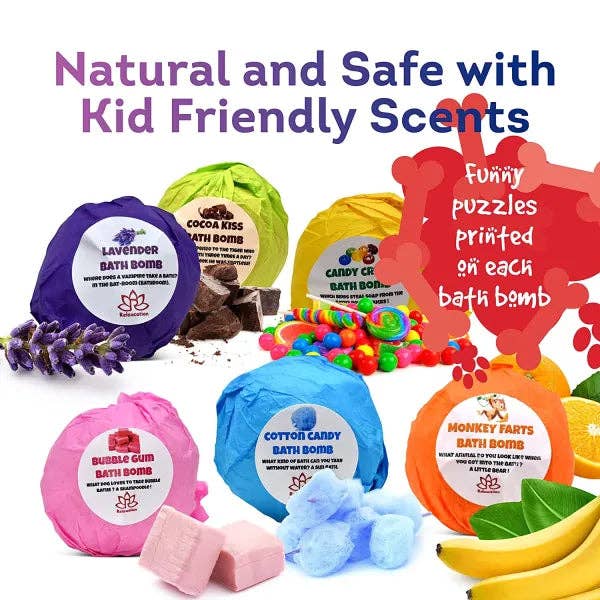 Relaxcation – wholesale Bath bomb/fizz – Bath Bombs for Kids with Surprise LITTLE PUPPY Toys Inside6