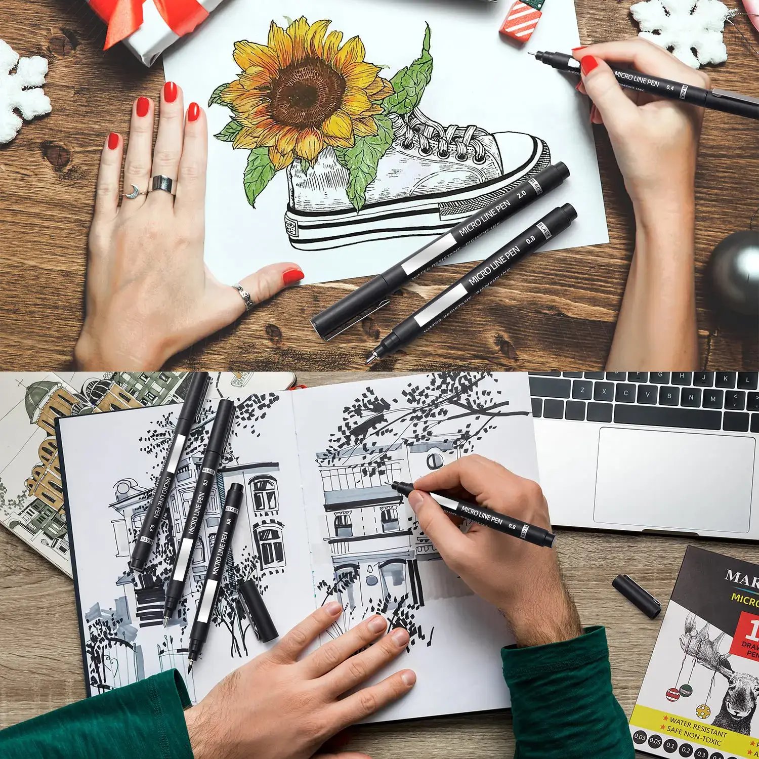 UTN LLC - Wholesale Pen - Calligraphy Pen Set – 10 Sizes for Lettering & Art1