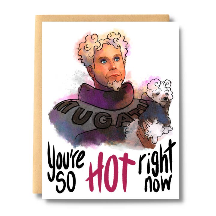 Zoolander Mugatu So heiß jetzt Karte für den Großhandel von Salt & Paper