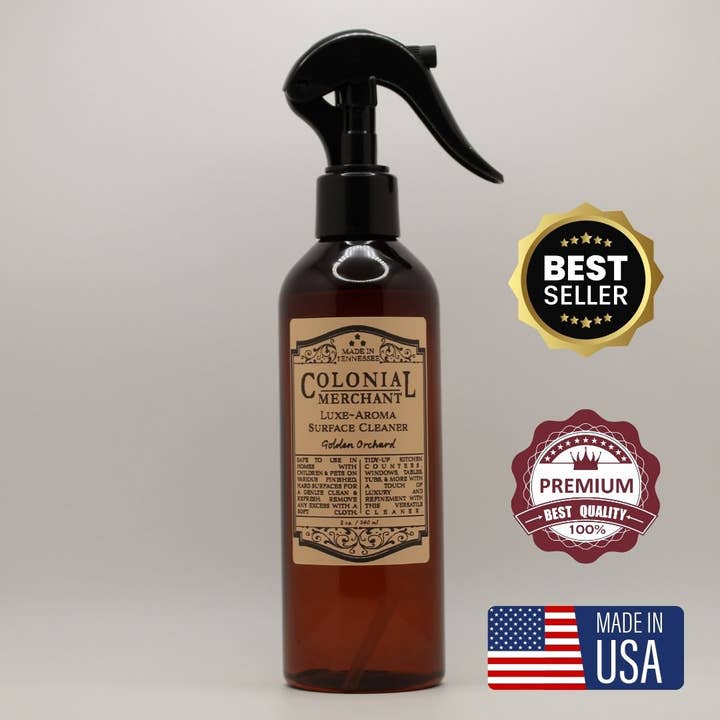 Colonial Merchant - Wholesale Multi-surface cleaner - 8 oz. Golden Orchard All-Purpose Surface Cleaner6