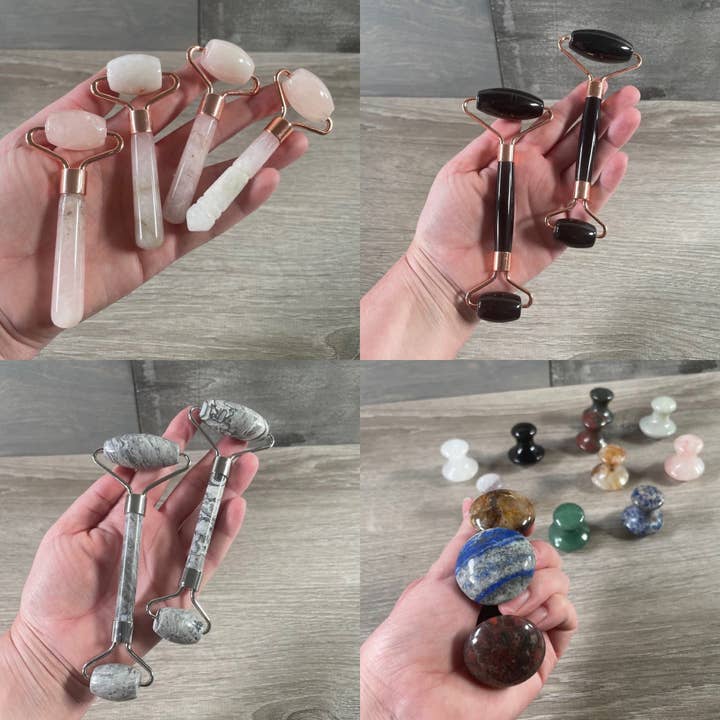 Keystone Crystals - Wholesale Face/Beauty Roller - Gemstone Facial Rollers for Spa and Skincare - Wholesale8