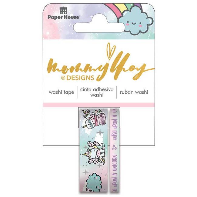 Paper House Productions - Wholesale Washi Tape - Mommy Lhey - Blossom the Unicorn Washi Tape