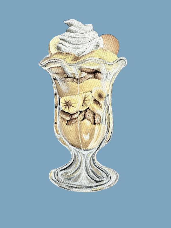 Bananpudding Konstaffisch för wholesale av Audrey Gale + Art