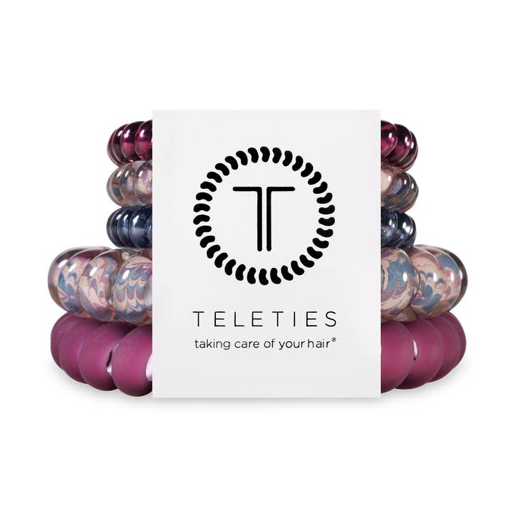 Spiral Hair Coils | Mix Pack | Purple Haze Hair Ties for wholesale by TELETIES