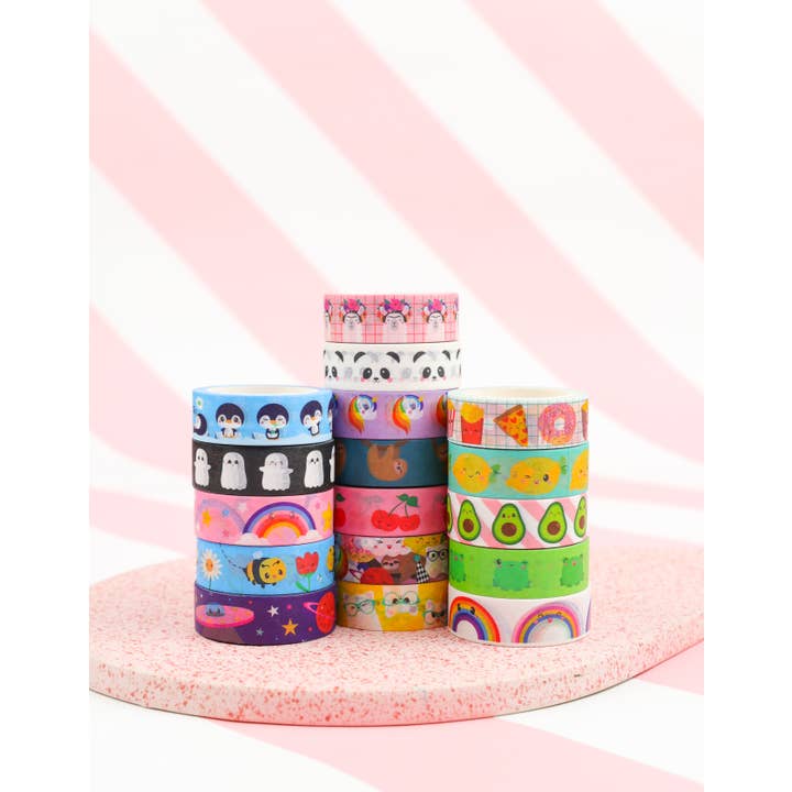 Studio Inktvis - Wholesale Washi Tape - Washi Tape Kawaii unicorn, yoda, sushi, panda, rainbow etc