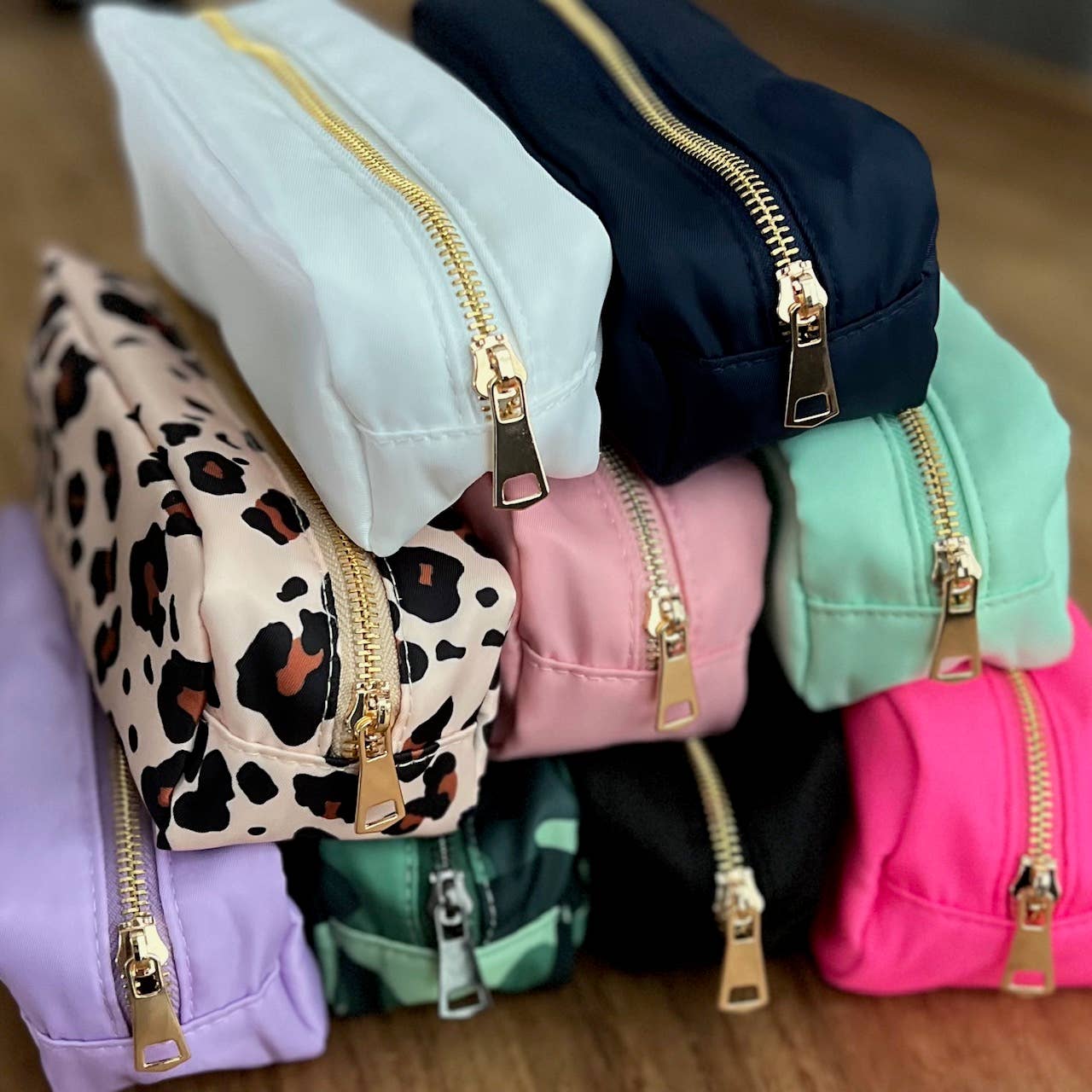 Palmy Pineapple - Vente Étuis/trousses à crayons - Trousse à crayons en nylon/trousse à pinceaux de maquillage pour patchs en chenille3