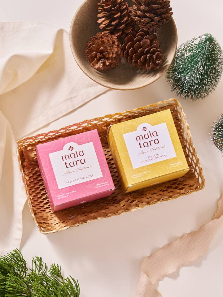 Tea Lover’s Duo Gift Box for wholesale by Mala Tara