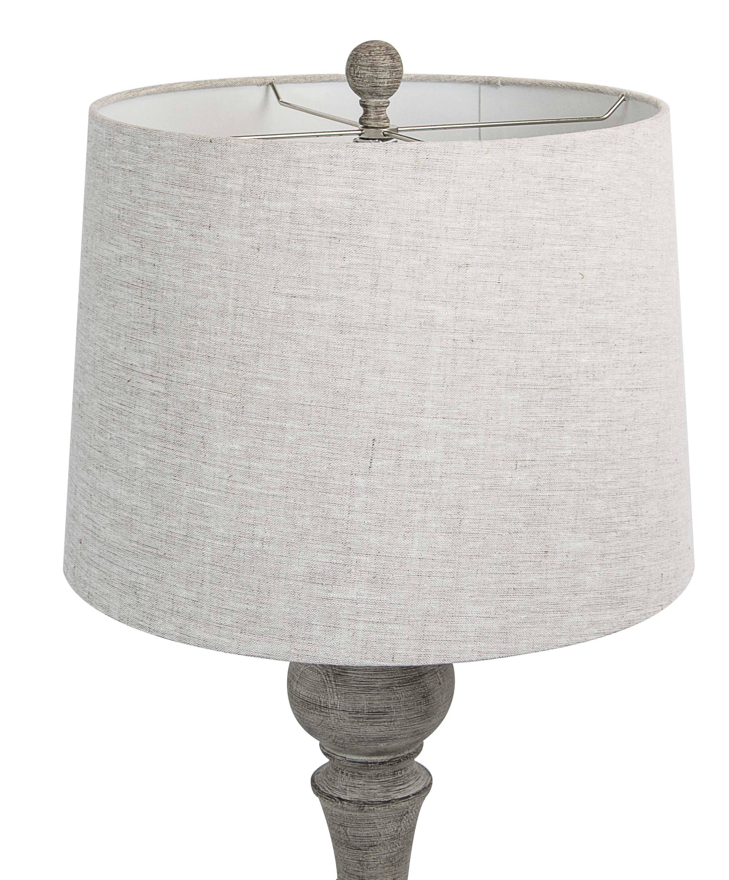 LumiSource and Grandview Gallery - Wholesale Accent/Desk Lamp - 32" Polyresin Table Lamps w/ Reclaimed Grey Finish (2 Pack)8