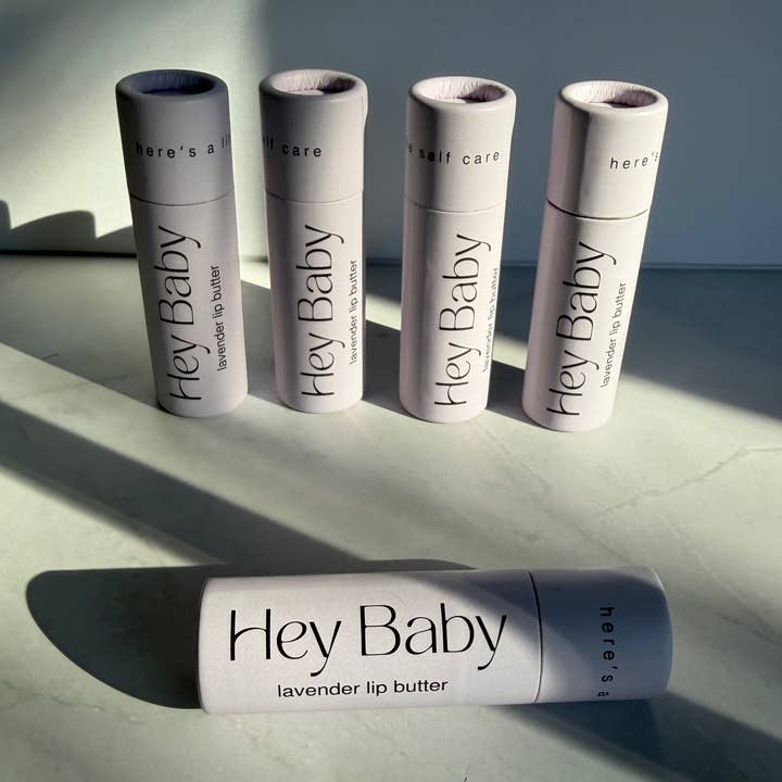 Nourishing botanical Lip Butter for wholesale by HB Apothecary by Hey Baby Co.