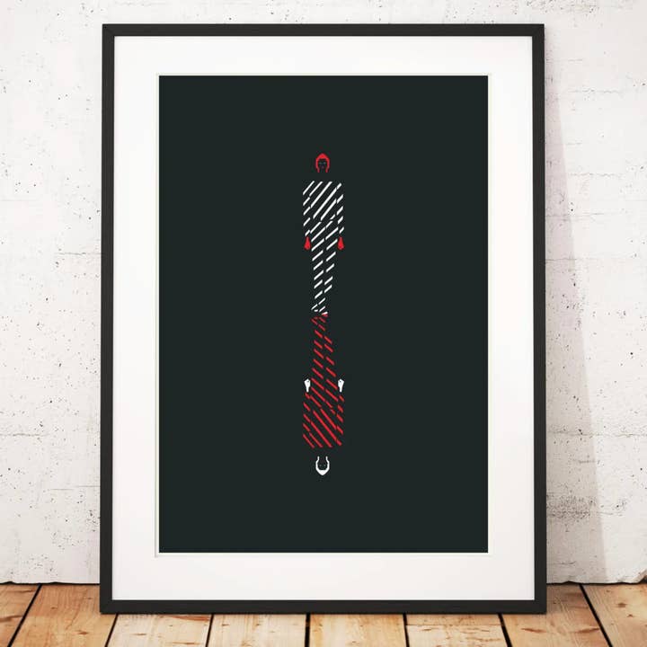 Lazarus. A David Bowie inspired Art Print for wholesale by EYE FOR LONDON PRINTS