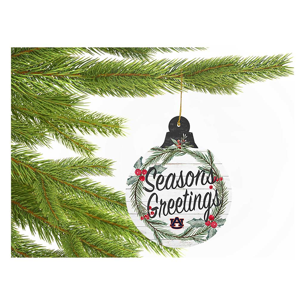 KH Sports Fan - Wholesale Ornament - Seasons Greetings Christmas Ornament Auburn Tigers1
