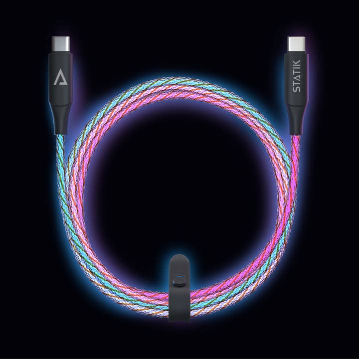 KeySmart / STATIK - Wholesale Charging cable - GloBright Braided Cable USB-C to USB-C connectors1