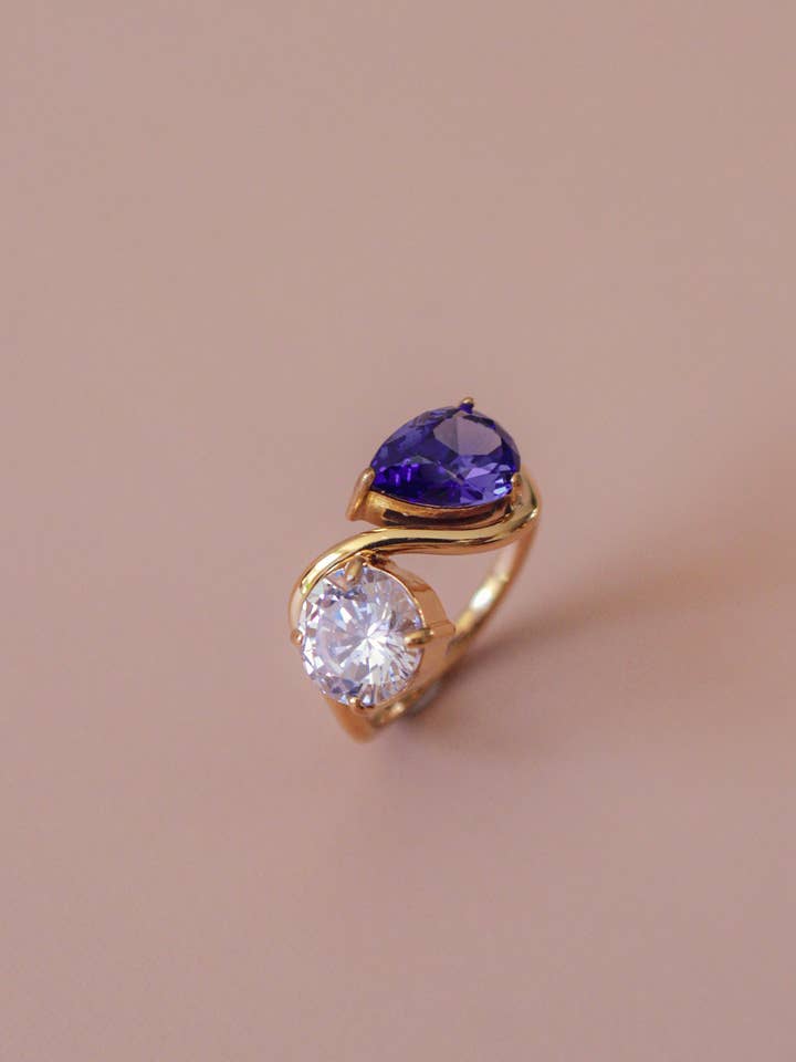 Evelune-Ring für den Großhandel von 24th & Gold