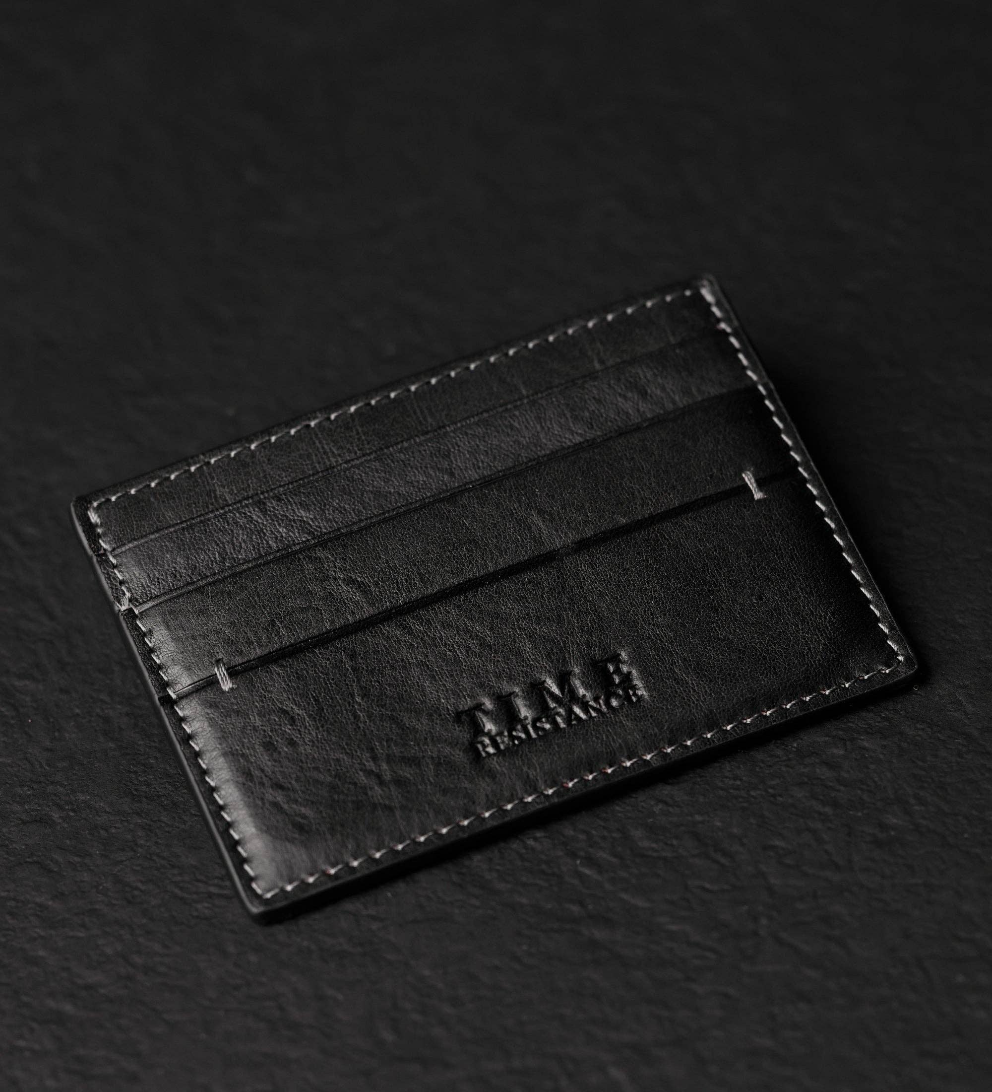 Time Resistance - Wholesale Pasjeshouder - Uniseks - Leren creditcardhouder en visitekaarthouder - Fireflies5