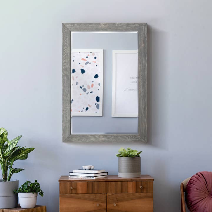 Barnwood Spejl, Grå, 29X41 for engroshandel hos Wexford Home