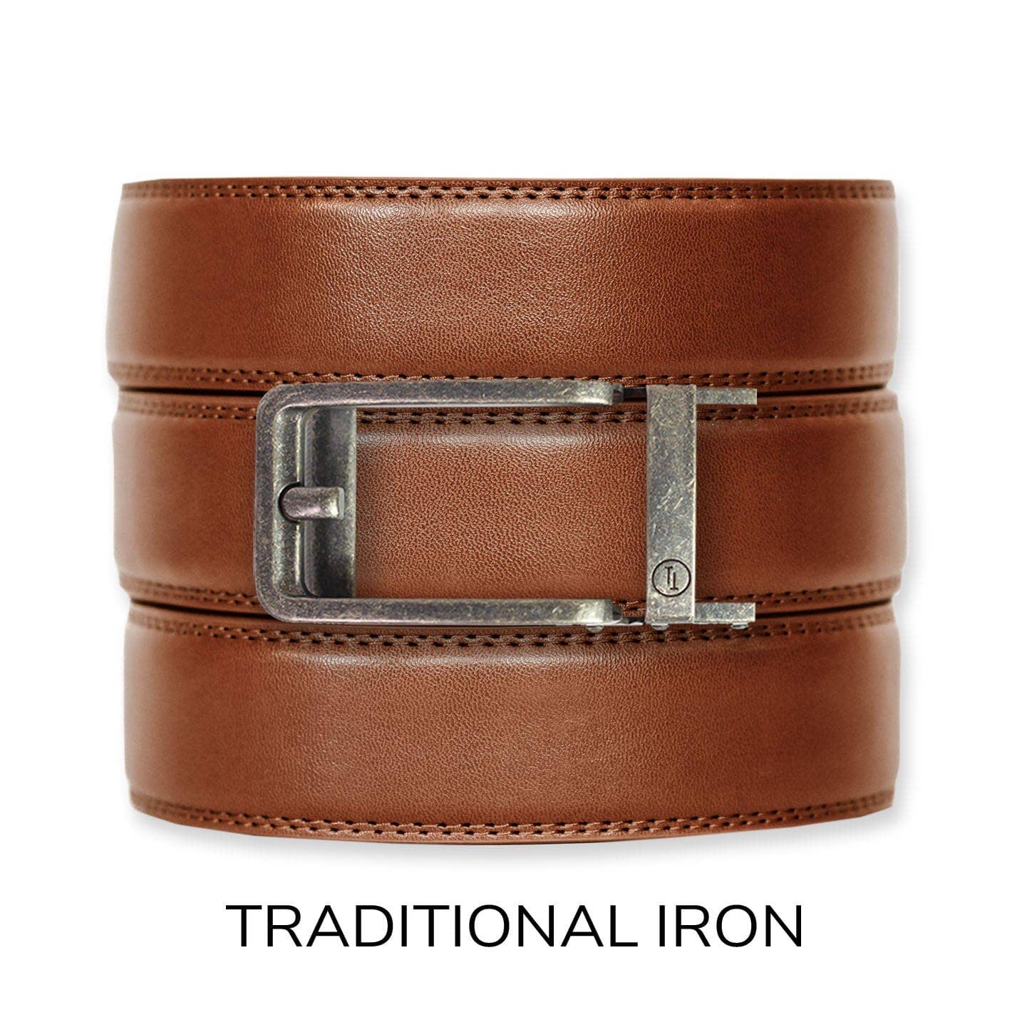 Tough Apparel - Wholesale Belt - Men's - Cognac Leather Ratchet Belt & Buckle Set9