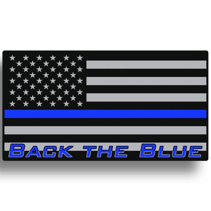 Voltar o Autocolante Bandeira Azul EUA por atacado de Real Sticky
