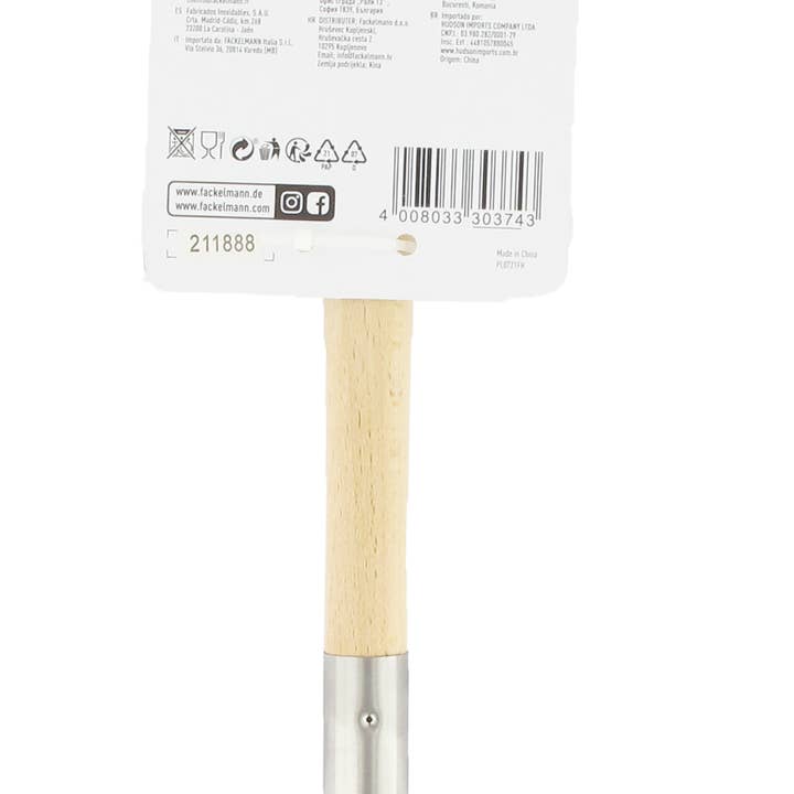 Fackelmann - Wholesale Kitchen Spoon - Beveled stainless steel wooden spoon 34 cm4