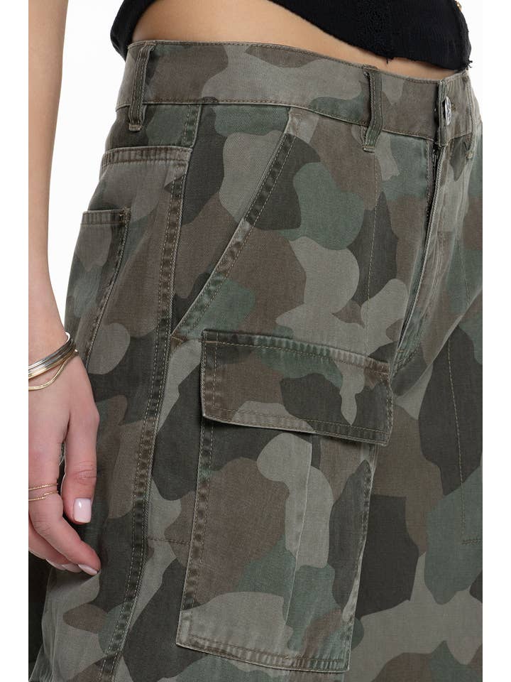 Miss Me - Wholesale Jeans - Women's - H2371GW- HIGH RISE CARGO WIDE JEANS3