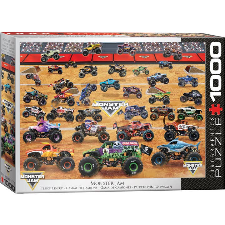 Monster Jam - Truck Lineup for wholesale by Eurographics Puzzles USA