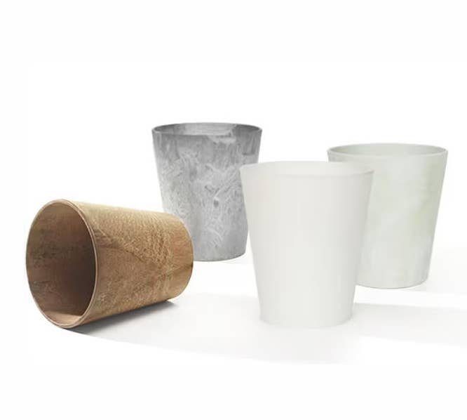 NHP International - Wholesale Plant Pot - Taupe Artstone Claire plant pots 8x9cm2