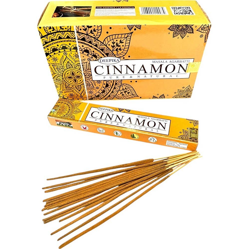 IndiHippy - Wholesale Incense - Deepika 15gms Incense Sticks - Cinnamon - Pure & Natural