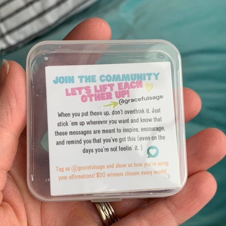 Graceful Sage – Notas adesivas por atacado – Afirmações diárias, notas adesivas positivas divertidas7