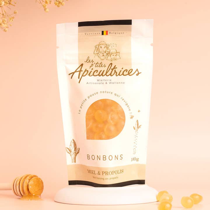 Cioccolatini al miele e propoli per la vendita all'ingrosso da parte di Les p'tites Apicultrices