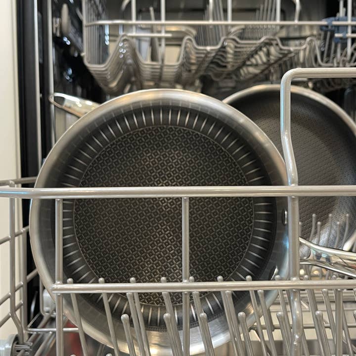 Lexi Home - Wholesale Pan - Diamond Oven Safe Stainless Steel Tri-Ply Frying Pans9