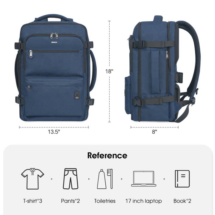 wandf - Wholesale Backpack - Unisex - Laptop Backpack 17 Inch with Wet Pocket For Spirit Airlines16