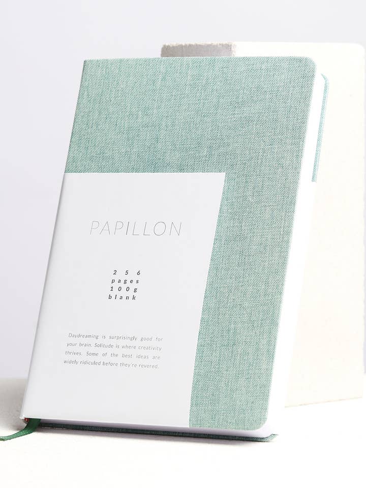 Dzukou Papillon — Cuaderno de lino, A5, tapa dura, páginas en blanco para venta al por mayor de Dzukou B.V.