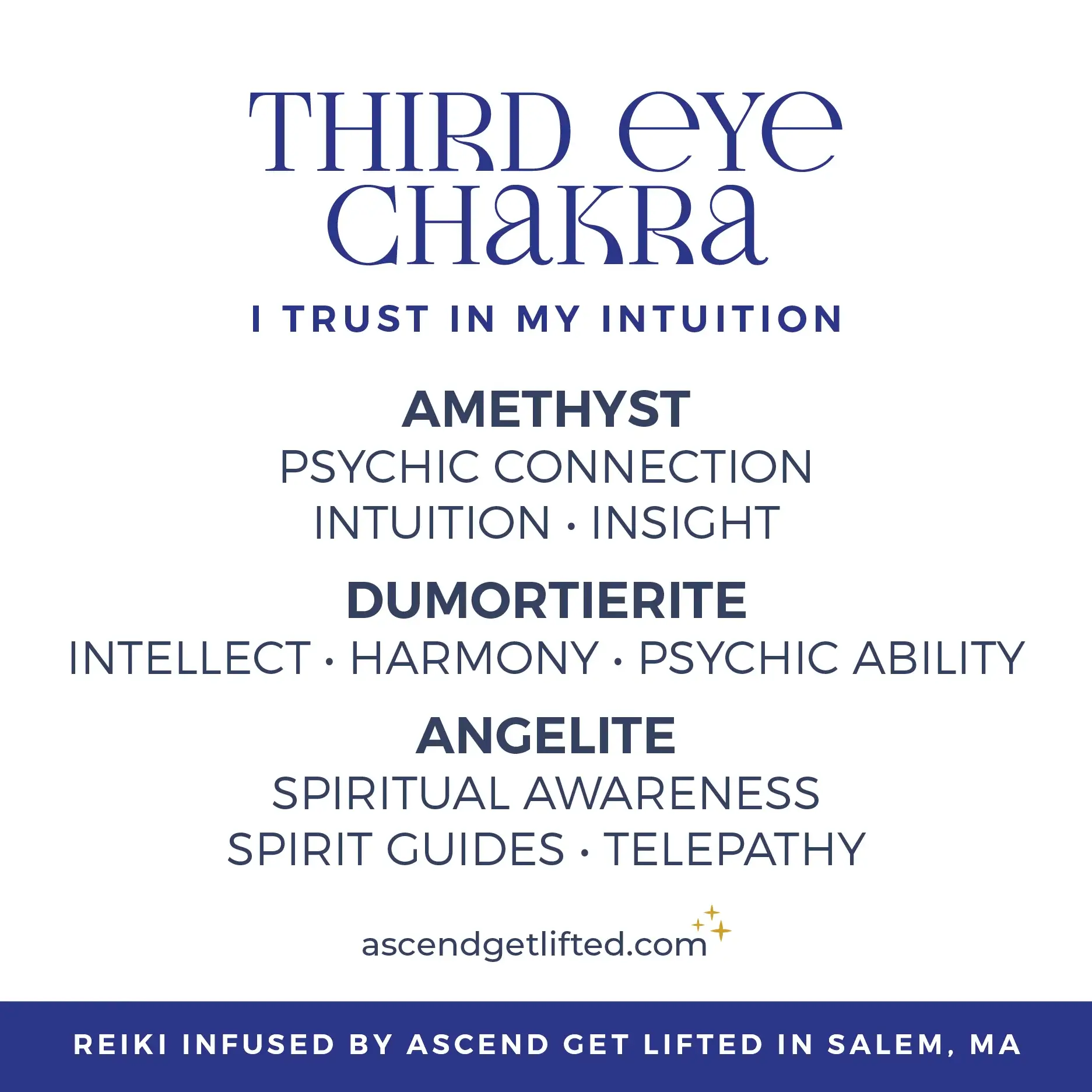 ASCEND – wholesale Andlig sten/kristall – Paket med Chakra-kristaller15