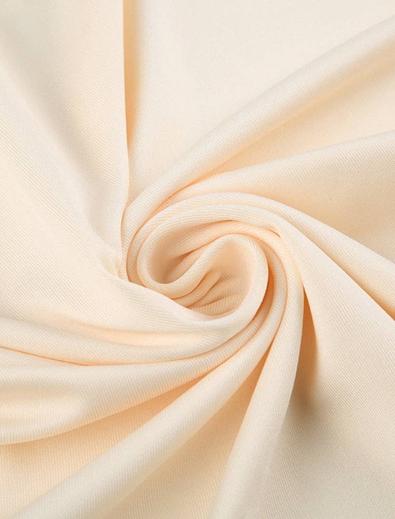 BEIGE Sheer Lace Flare Maxi Skirt for wholesale on Faire6