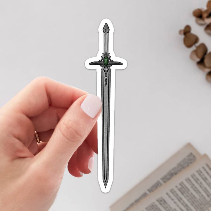 Sword Fantasy Sticker| Bookish Merch for wholesale by MadiCantStopReading