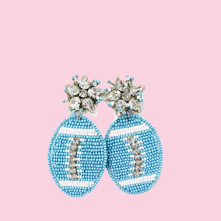 Ballon de football bleu clair - A5B (mélangez et assortissez 10 paires ou plus) pour la vente par Camel Threads