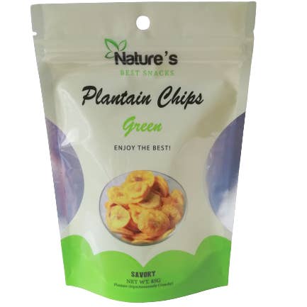 Green Plantain Chips(Lightly Salted) (3 oz) for wholesale by Nature's Best Snacks