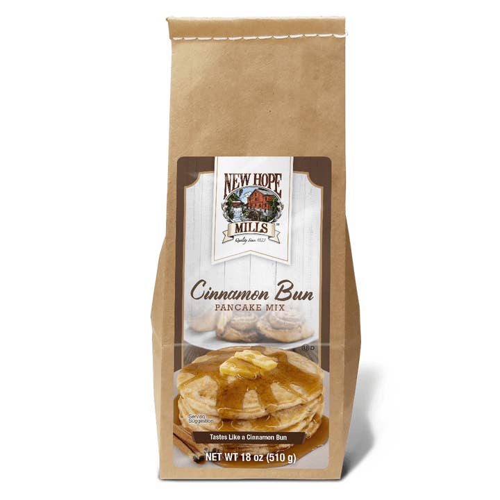 Cinnamon Bun Pancake Mix for wholesale by New Hope Mills