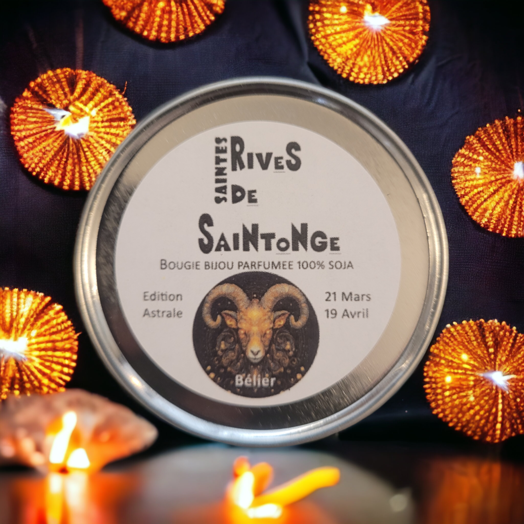 RIVES DE SAINTONGE - Wholesale Travel Candles - Aries Jewellery Astral Candle1