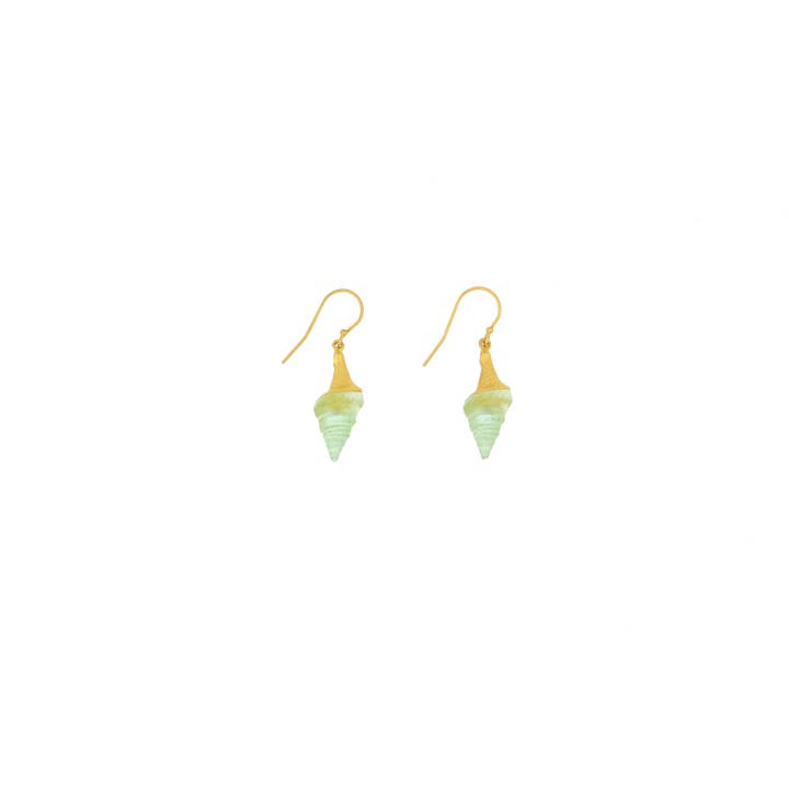 Michael Vincent Michaud - Wholesale Dangle Earrings - Spiral Shell Wire Earrings1