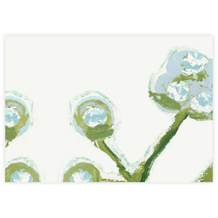 Antonia Fabric Sample (White and Green) for wholesale by Erin Donahue Tice