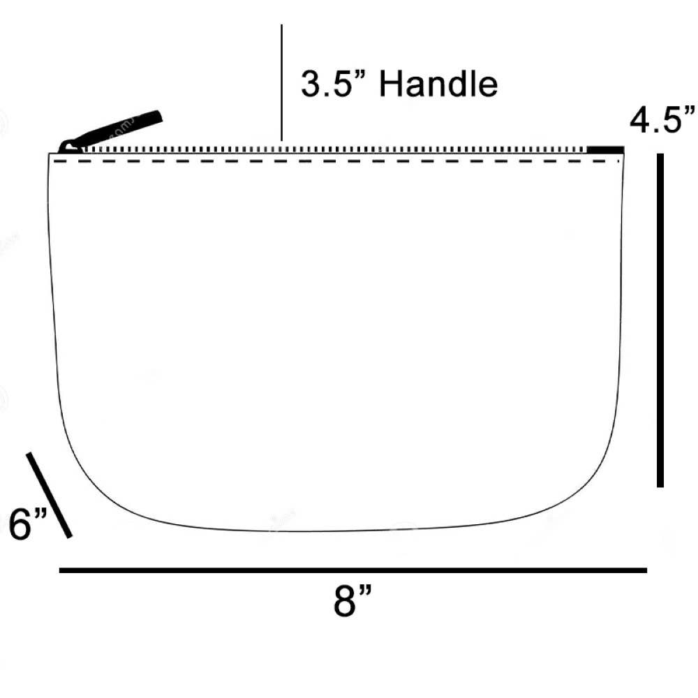 BUSINESS WEEK Trousse de maquillage transparente avec poignée supérieure en vente sur Faire4