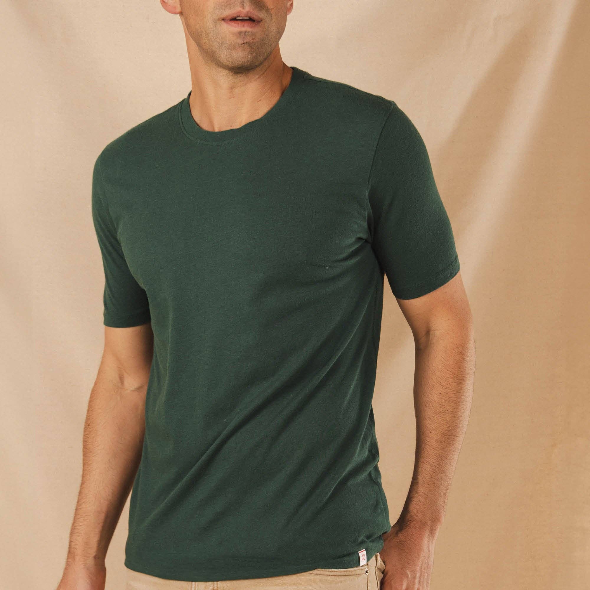 Shinesty, Inc - Wholesale T-Shirt - Men's - The Bistro | Forest Green Everyman™ T Shirt1