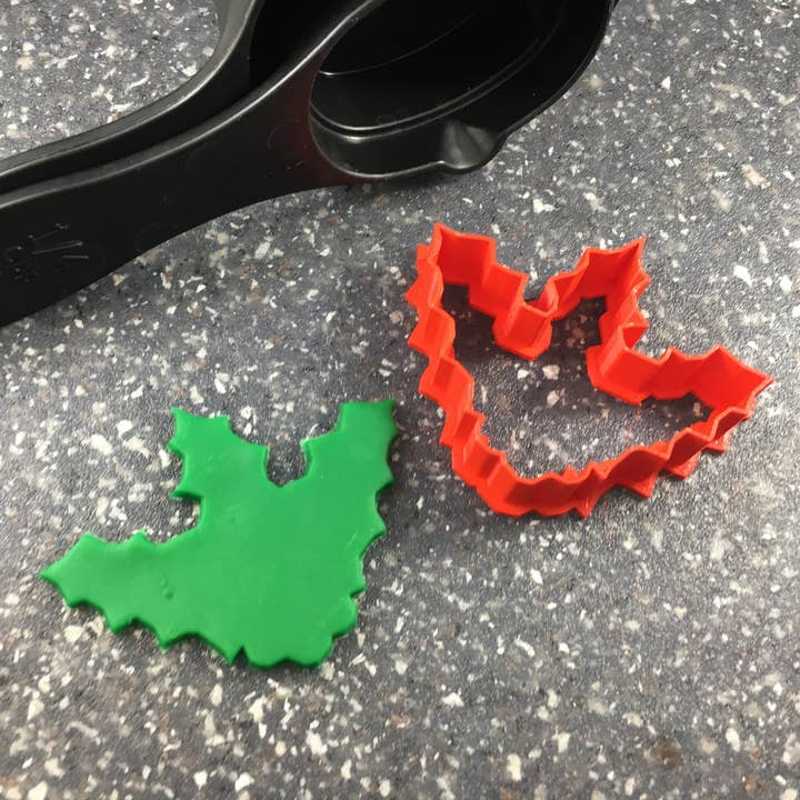 Holly blade 102 Cookie eller Fondant Cutter for engroshandel hos CookieCutterSupply