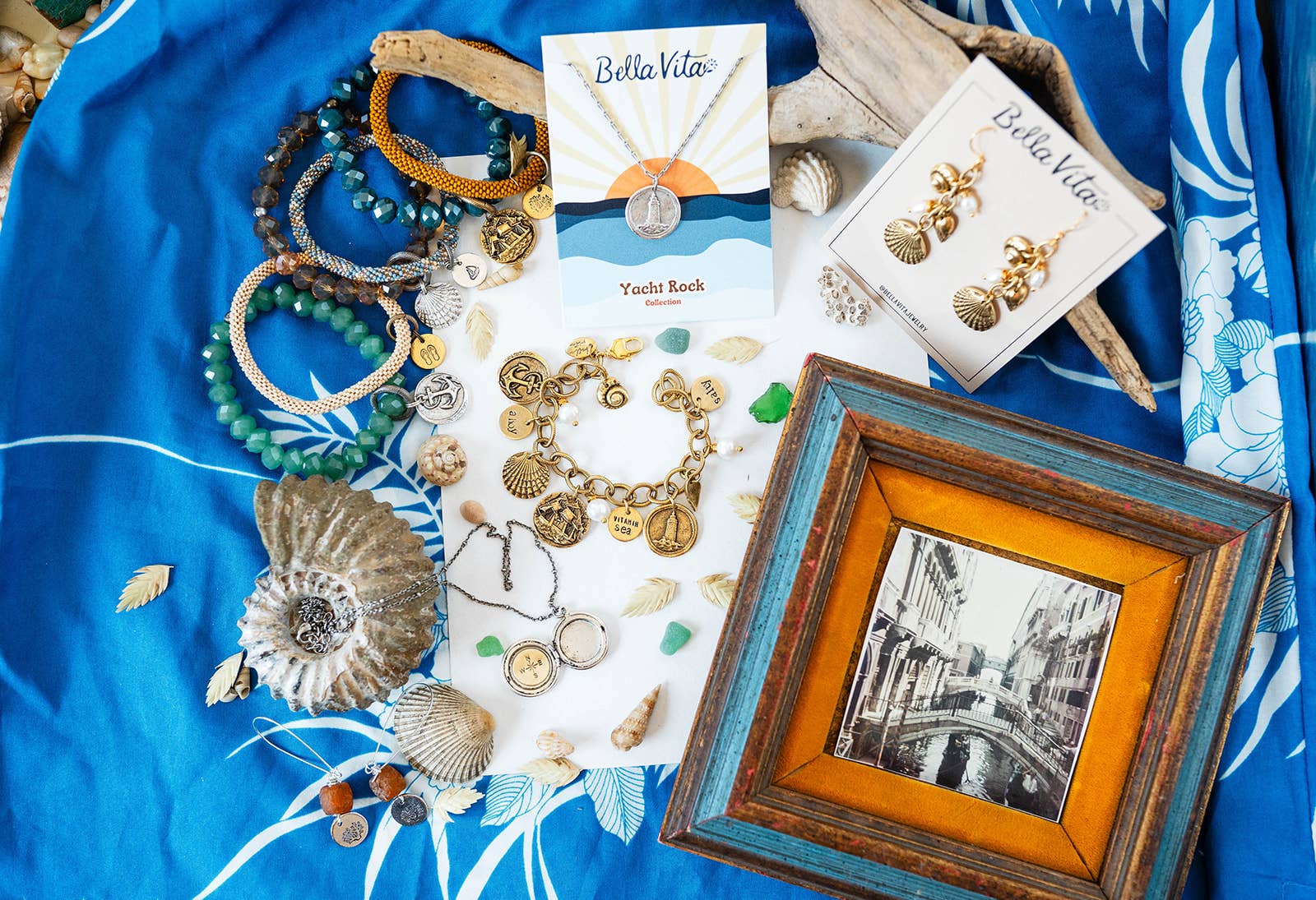 Bella Vita Jewelry - Wholesale Charm/Dangle Bracelet - Yacht Rock Charm Bracelet | Statement Charm & Chain Bracelet4